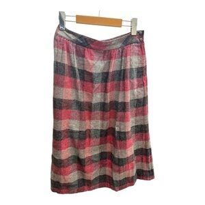 Roots Plaid Skirt